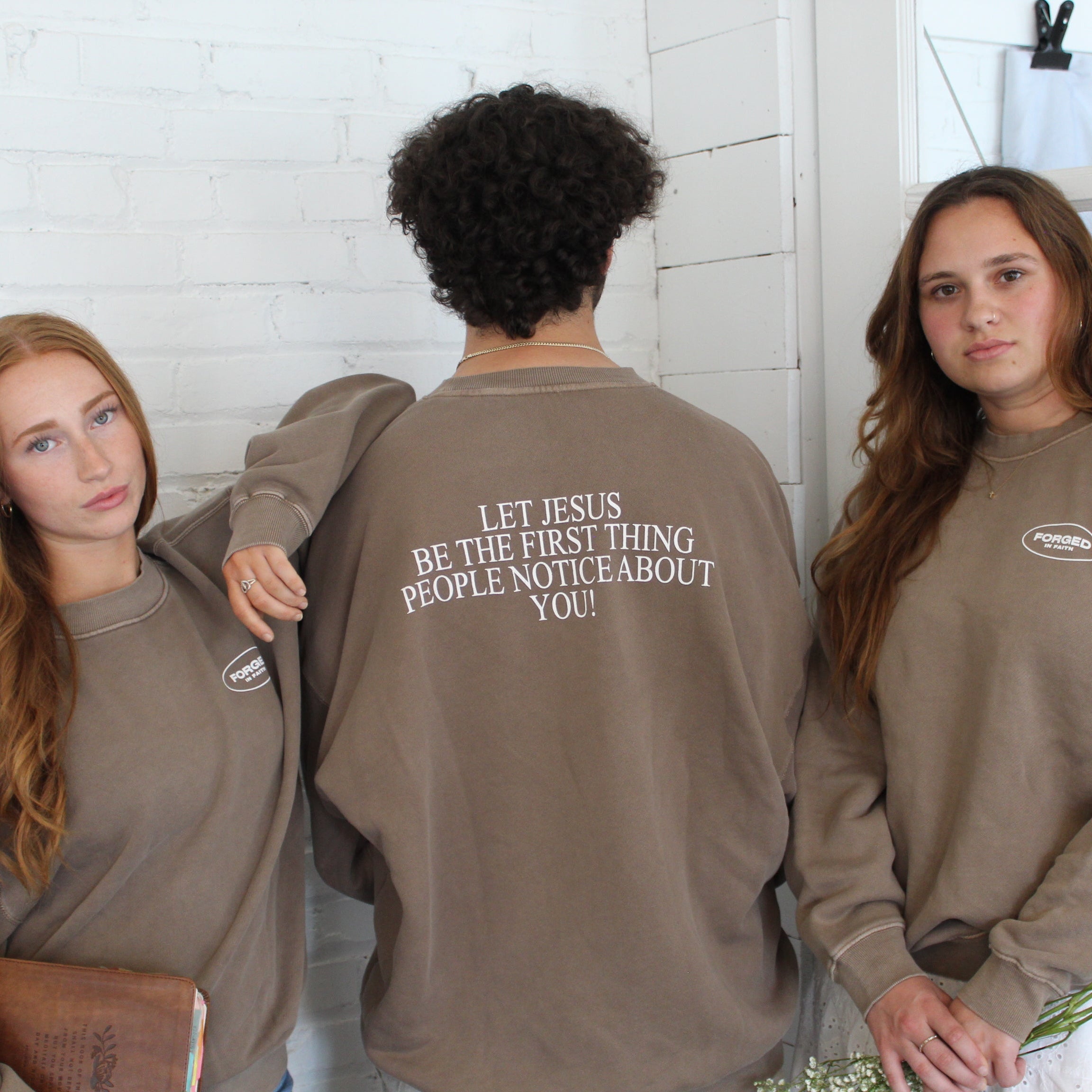100% Organic Cotton "Let Jesus Be Seen" Sweatshirt