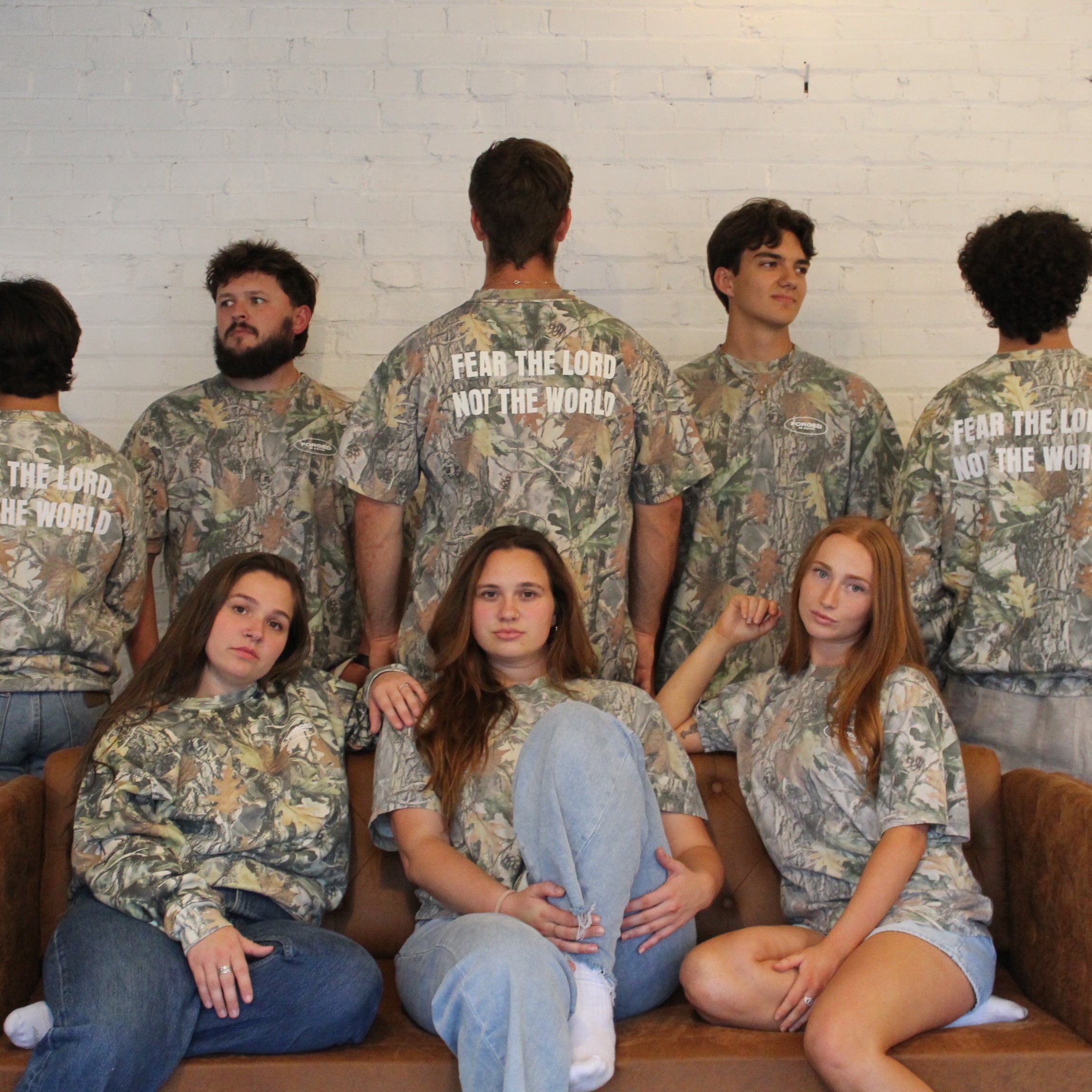 100% Cotton Camoflouge 'Fear The Lord, Not The World' Sweatshirt