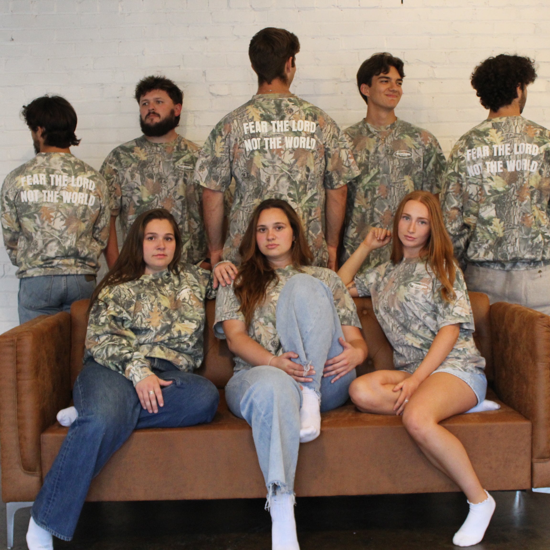 100% Cotton Camoflouge 'Fear The Lord, Not The World' Sweatshirt