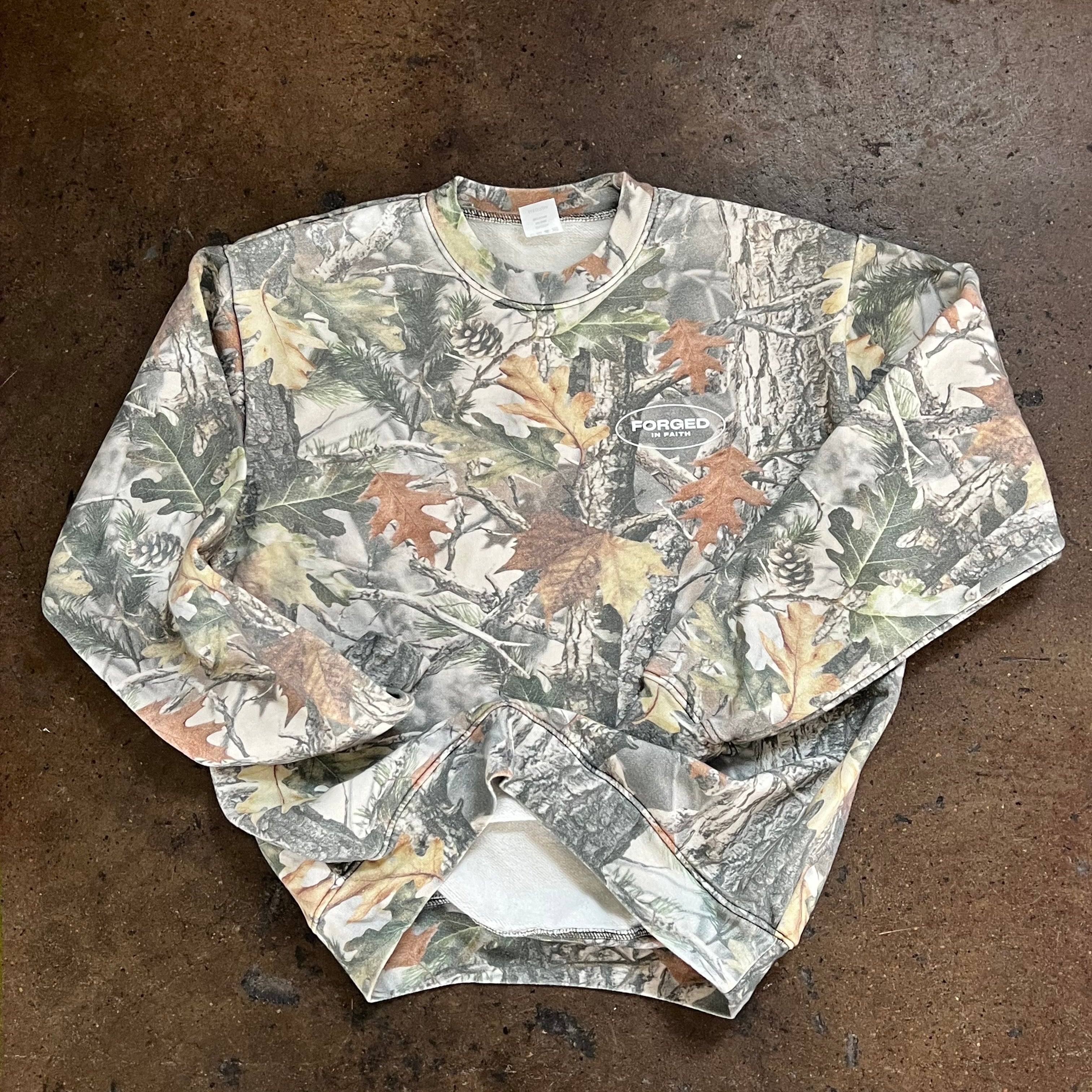 100% Cotton Camoflouge 'Fear The Lord, Not The World' Sweatshirt