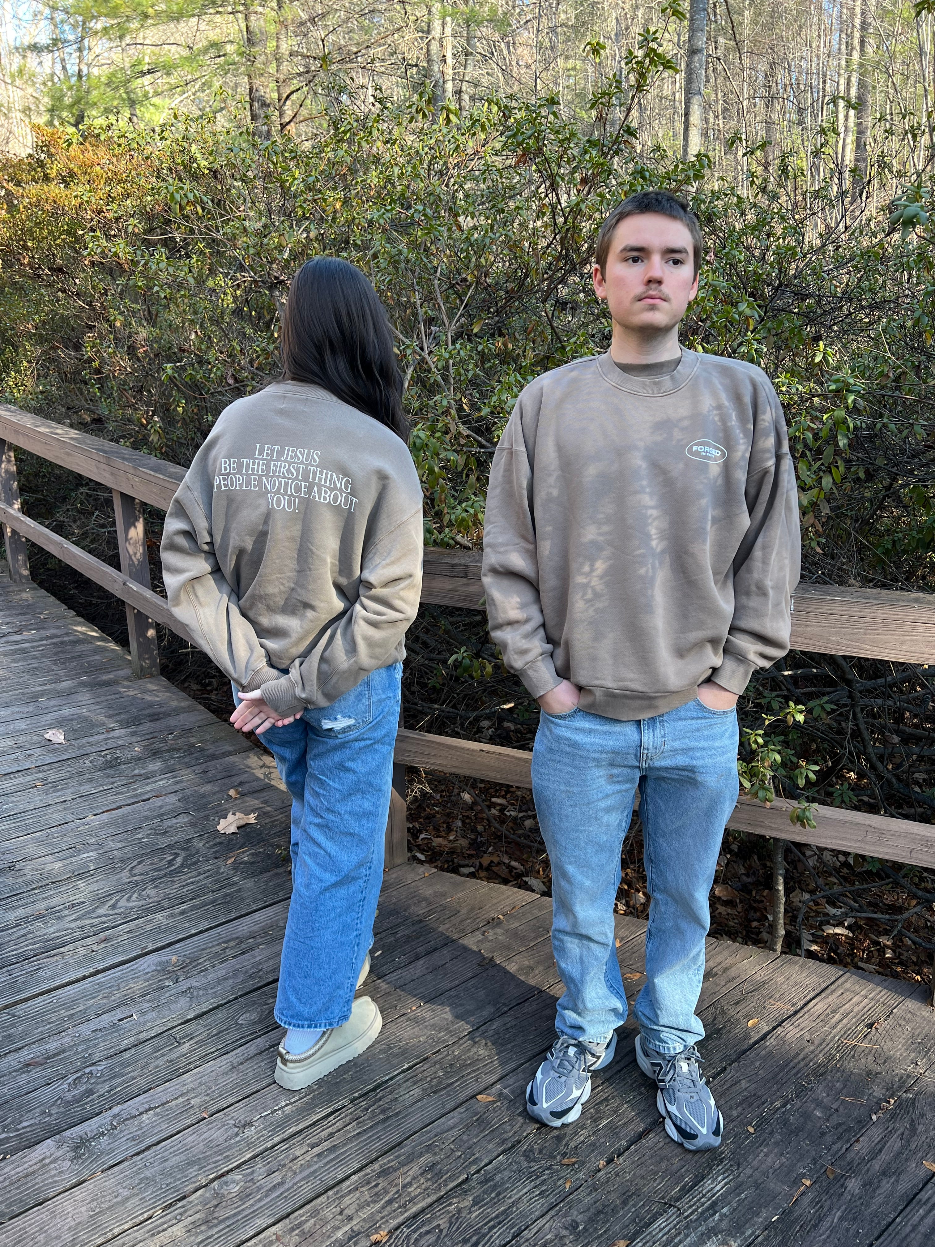100% Organic Cotton "Let Jesus Be Seen" Sweatshirt