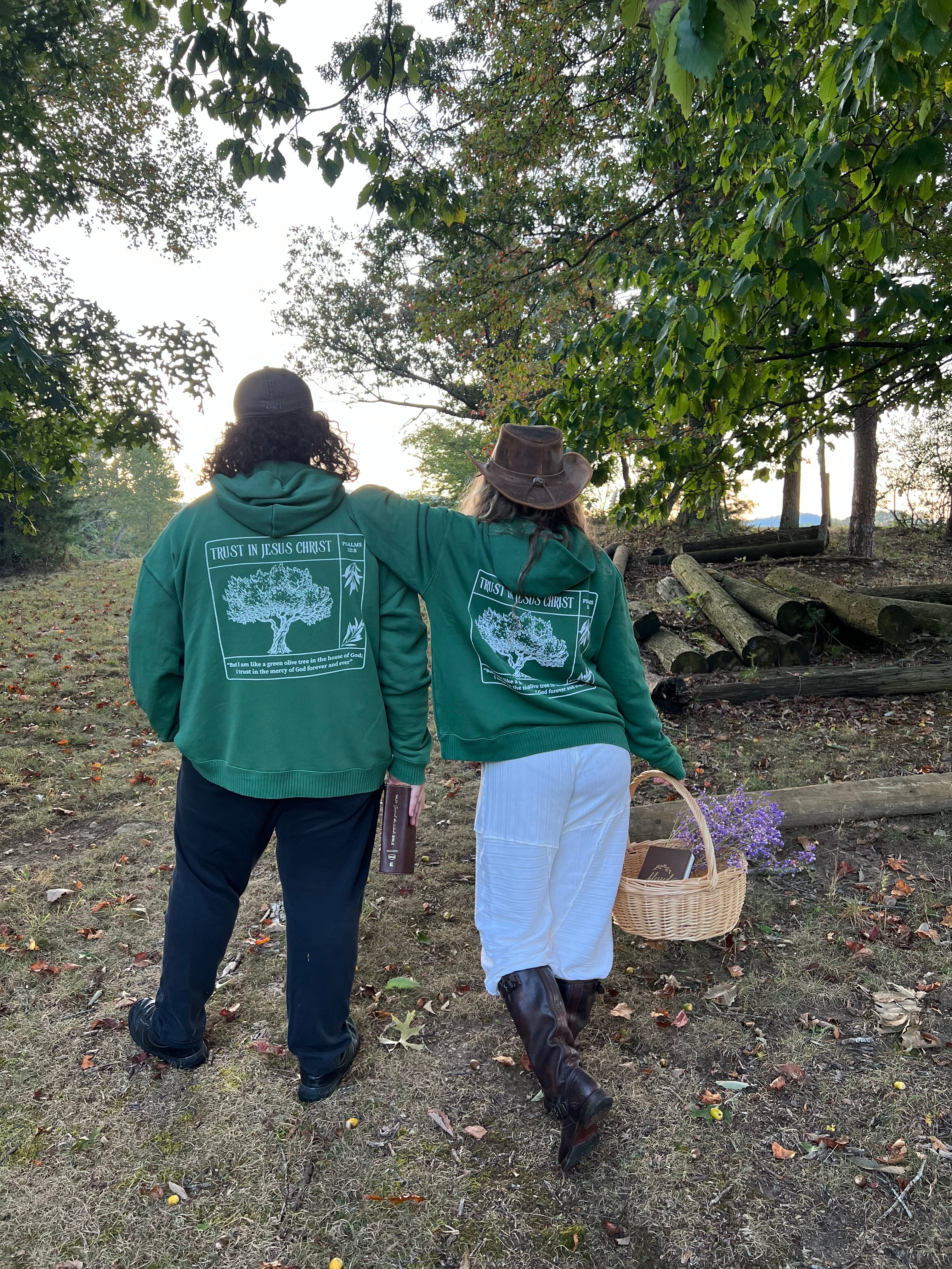 Trust in Jesus 100% Organic Cotton hoodie